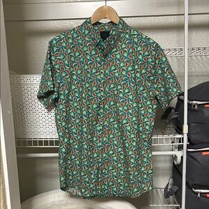 Men's Green Paisley Shirt